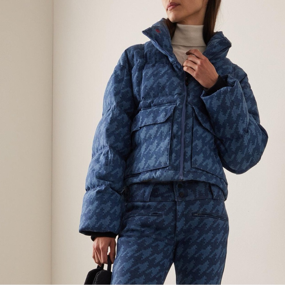 Perfect Moment Navy Houndstooth Ski Jacket - Picture 7 of 13